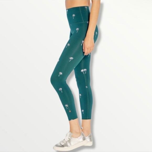 Wildfox Sea Moss High Waist Shine 7/8 Leggings Sz M NWT - Picture 5 of 14
